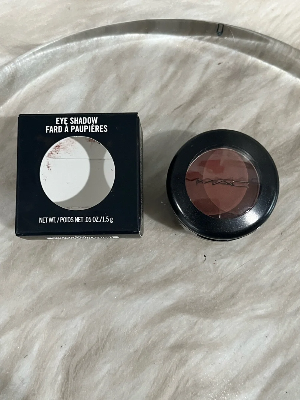 NEW MAC Cosmetics Swiss Chocolate Soft Matte Pigmented Eyeshadow Brown Single